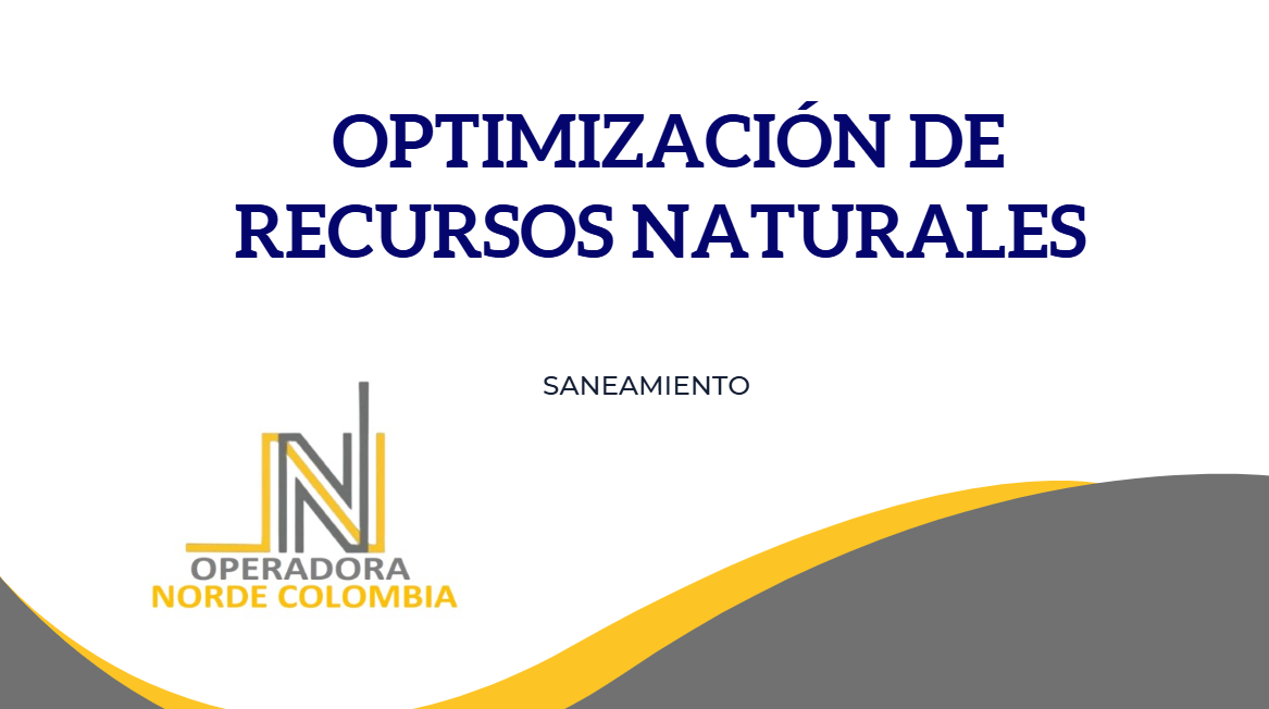 OPTIMIZACIÓN DE RECURSOS NATURALES