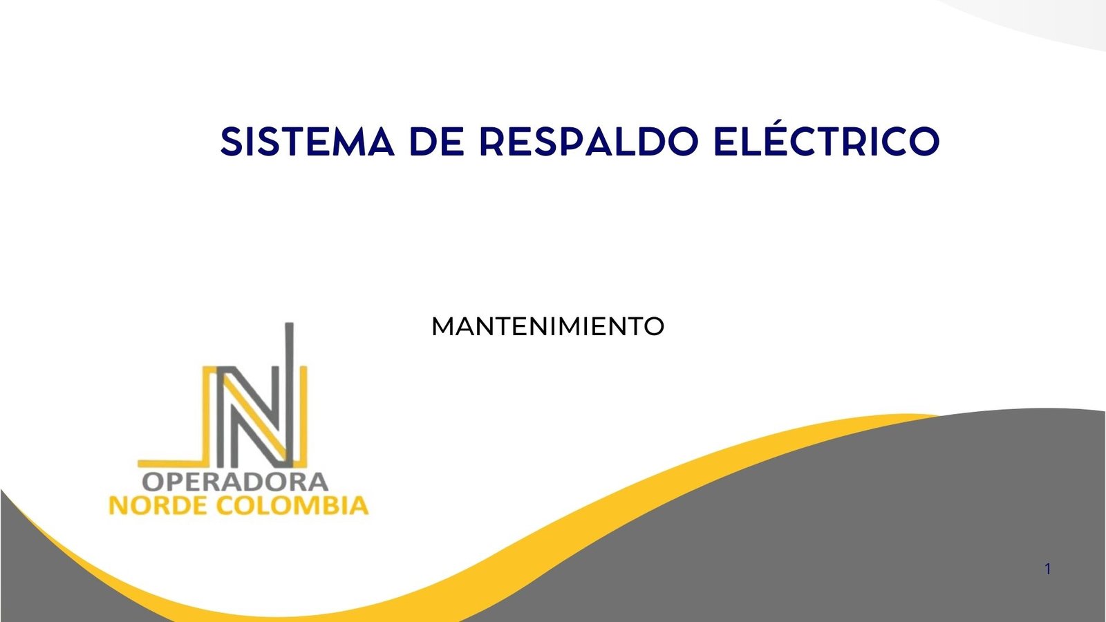 SISTEMA DE RESPALDO ELÉCTRICO